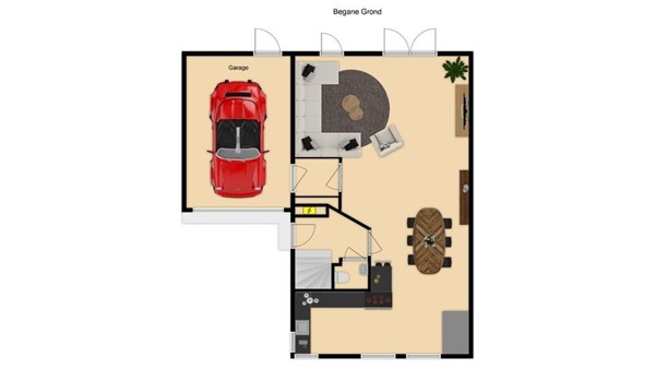 Floorplan - Vloedgraafstraat 27, 6467 EN Kerkrade